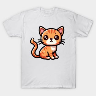 Cute Tabby Cat T-Shirt